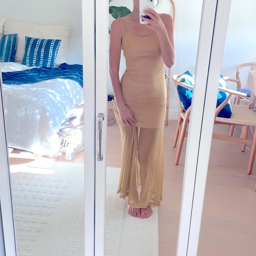 Lenni the label gold bendita dress new with tags - Picture 10 of 13